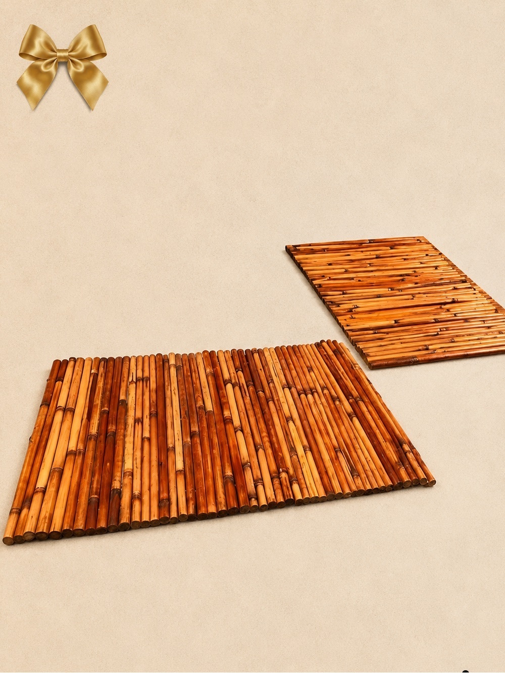 2 Bamboo Rolling Placemats